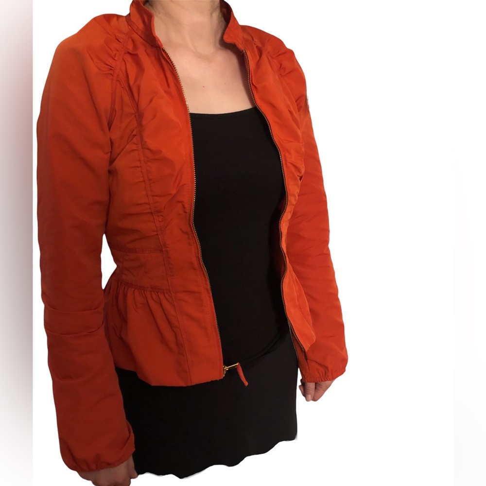 🍊BCBG Maxazria Cute Orange Jacket Size:XS